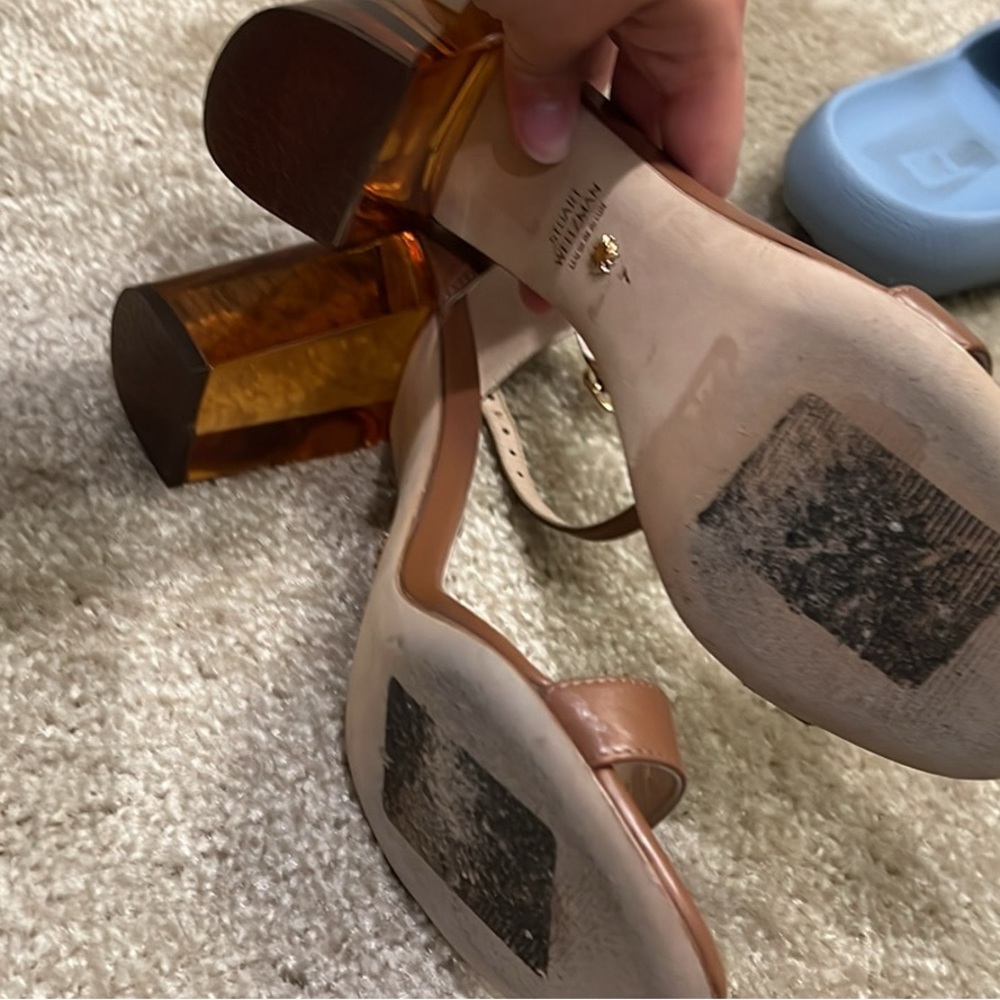 Stuart Weitzman block heels